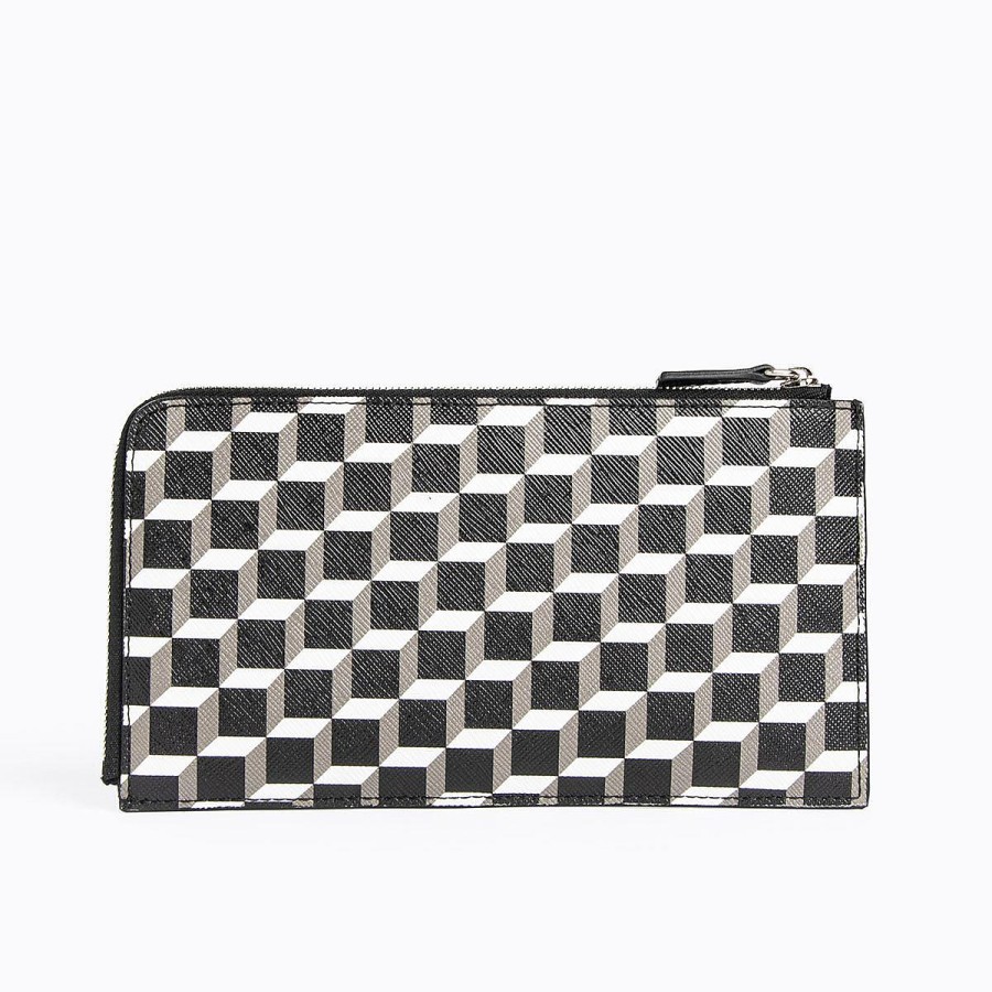 Pierre Hardy Palatine Wallet Black/White Wallets