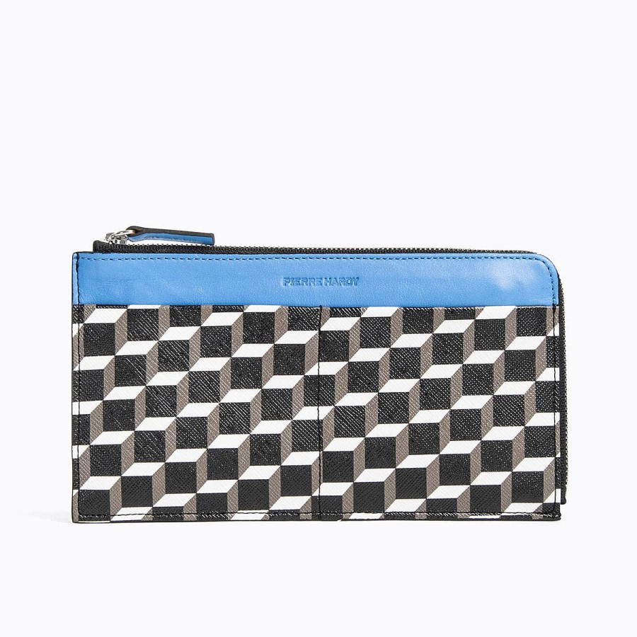 Pierre Hardy Palatine Wallet Black/Blue Wallets