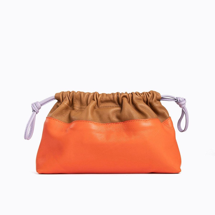 Pierre Hardy Twin Clutch Cognac/Orange Clutch Bags