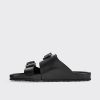 Pierre Hardy Beach Rider Flat Mule Black Mules & Sandals