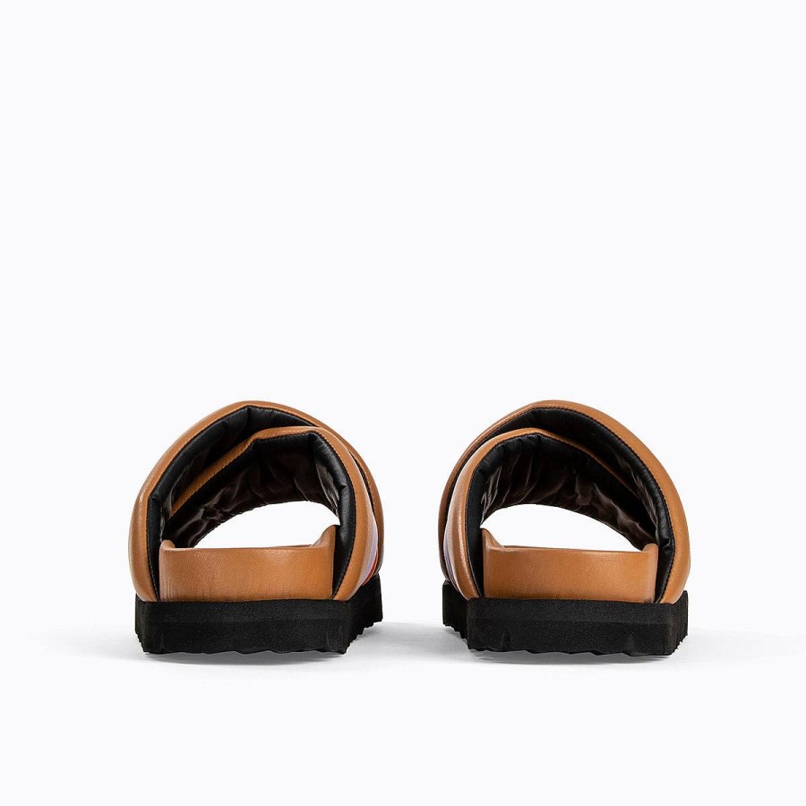 Pierre Hardy Xanadu Mule Camel/Orange/Lilac Mules & Sandals