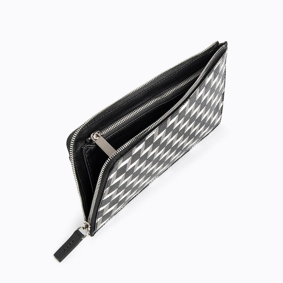 Pierre Hardy Palatine Wallet Black/White Wallets