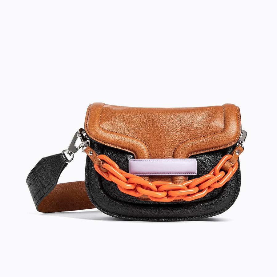 Pierre Hardy Mini Alphaville Bag Camel/Black/Lilac/Orange Crossbody Bags