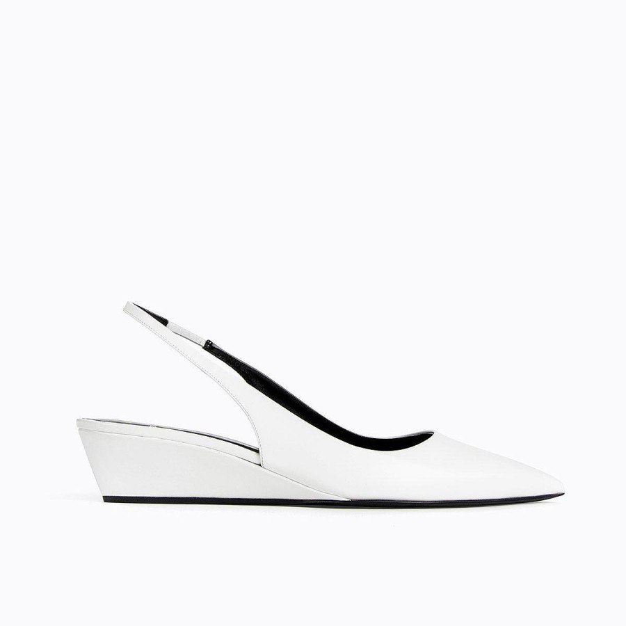 Pierre Hardy Amber Slingback White Pumps