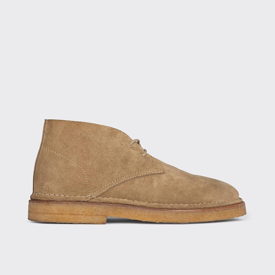 Pierre Hardy Antoine Desert Boot Sand Loafers & Flat Shoes