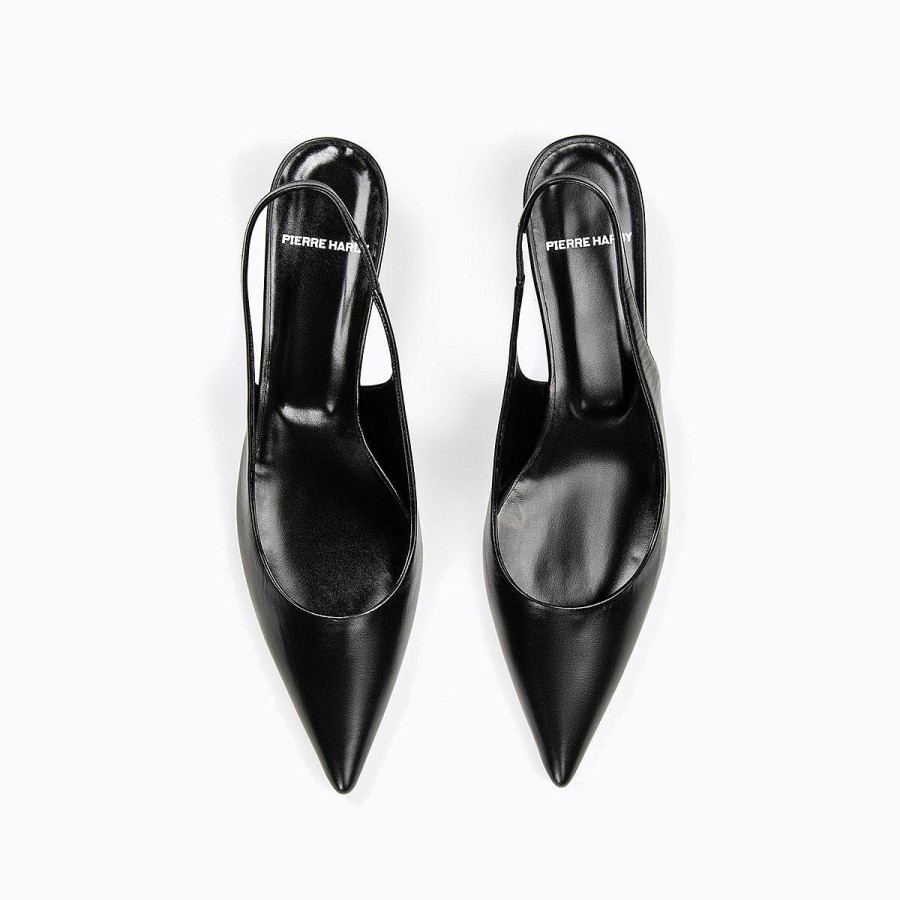 Pierre Hardy Amber Slingback Black Pumps