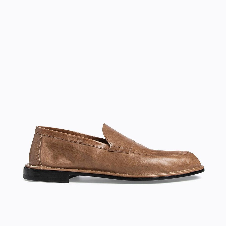 Pierre Hardy Noto Loafer Camel Loafers & Flat Shoes