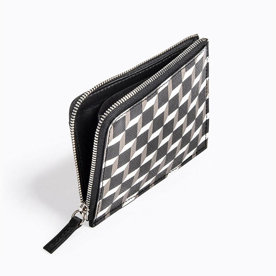 Pierre Hardy Valois Coin Purse Black/White Wallets