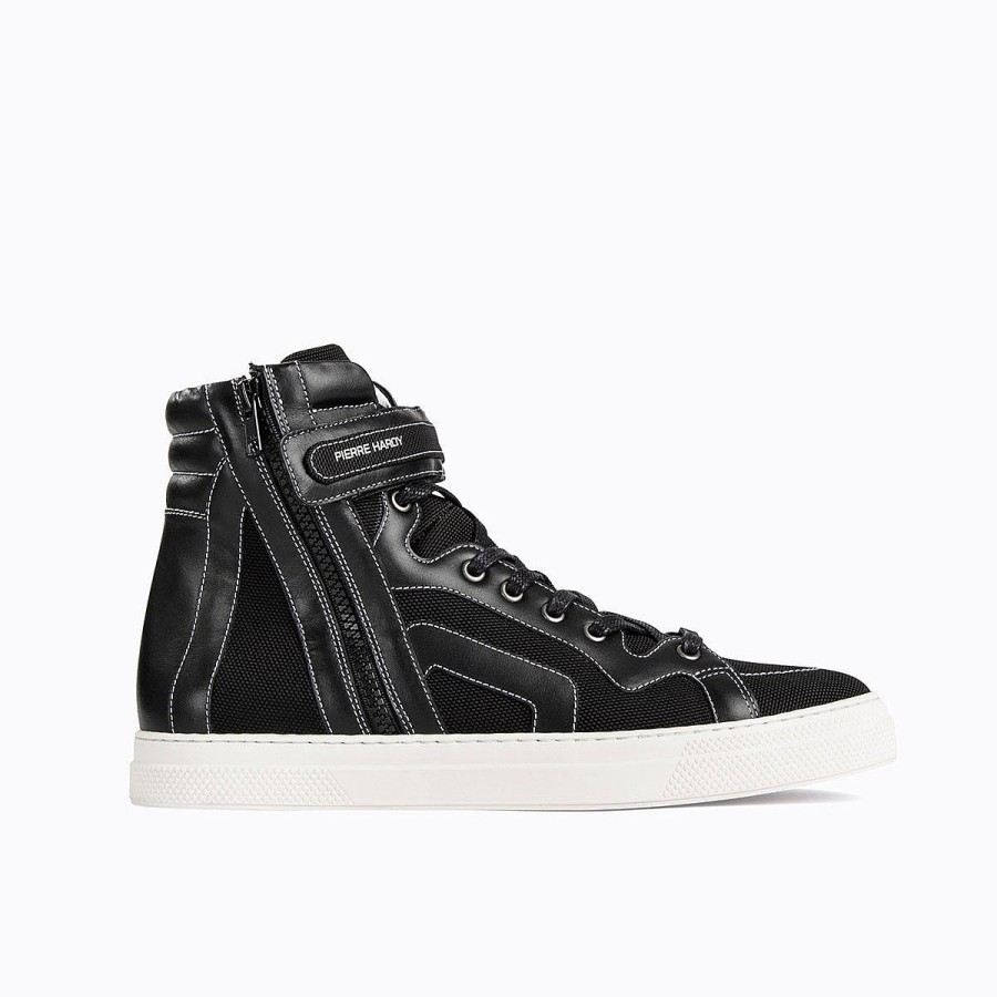 Pierre Hardy 112 High-Top Sneakers Black Sneakers