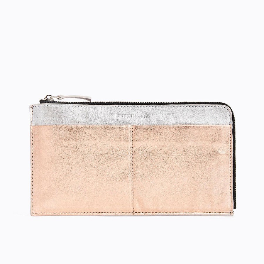 Pierre Hardy Palatine Wallet Pink/Silver/Metallized Wallets