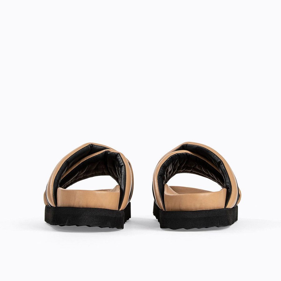 Pierre Hardy Xanadu Mule Cappuccino/White/Black Mules & Sandals