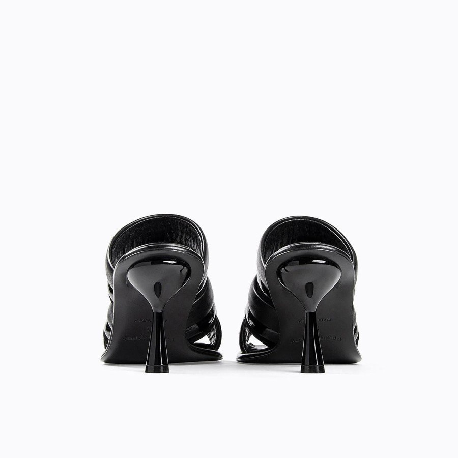 Pierre Hardy Xanadu Heeled Mule Black Mules & Sandals