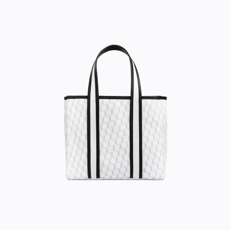 Pierre Hardy Mini Archi Tote White/Black Tote Bags & Baskets