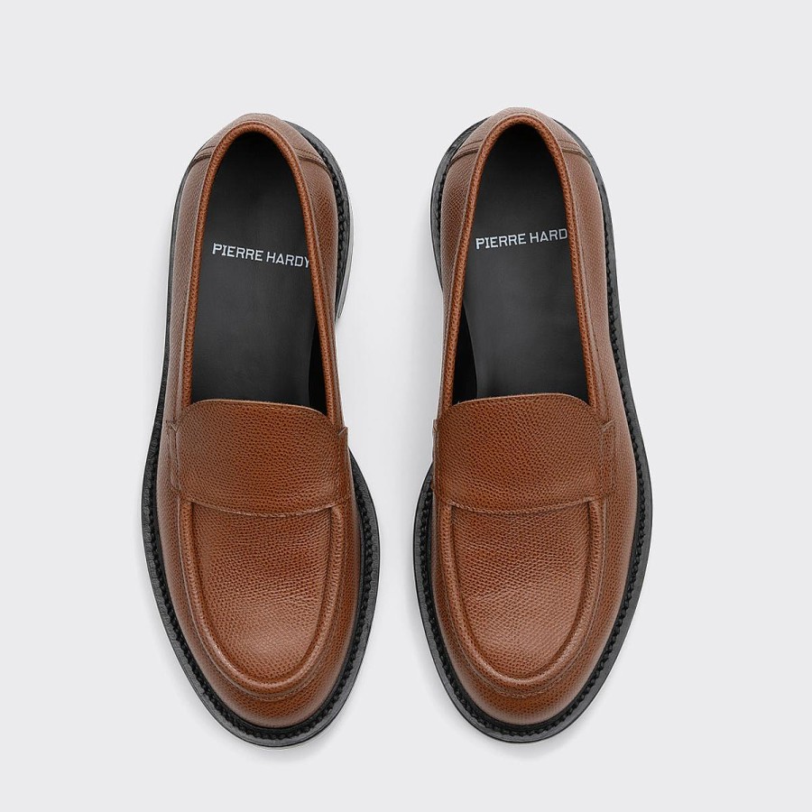 Pierre Hardy John Loafer Cognac Loafers & Flat Shoes