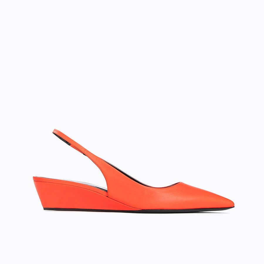 Pierre Hardy Amber Slingback Orange Pumps