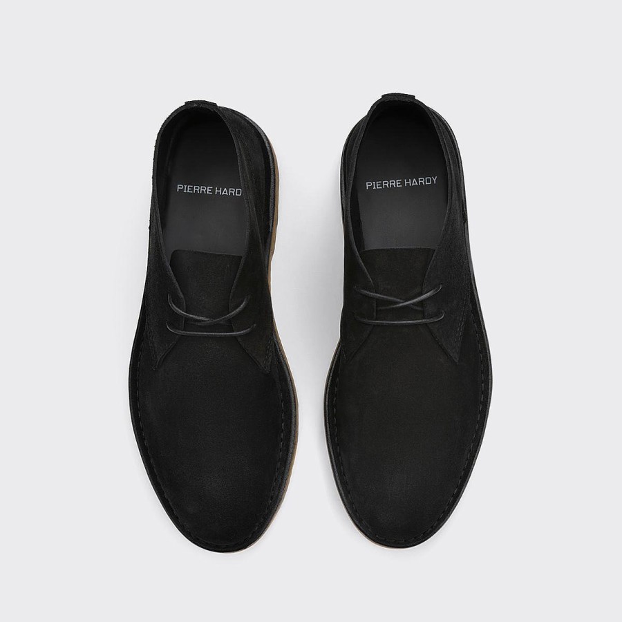 Pierre Hardy Antoine Desert Boot Black Loafers & Flat Shoes