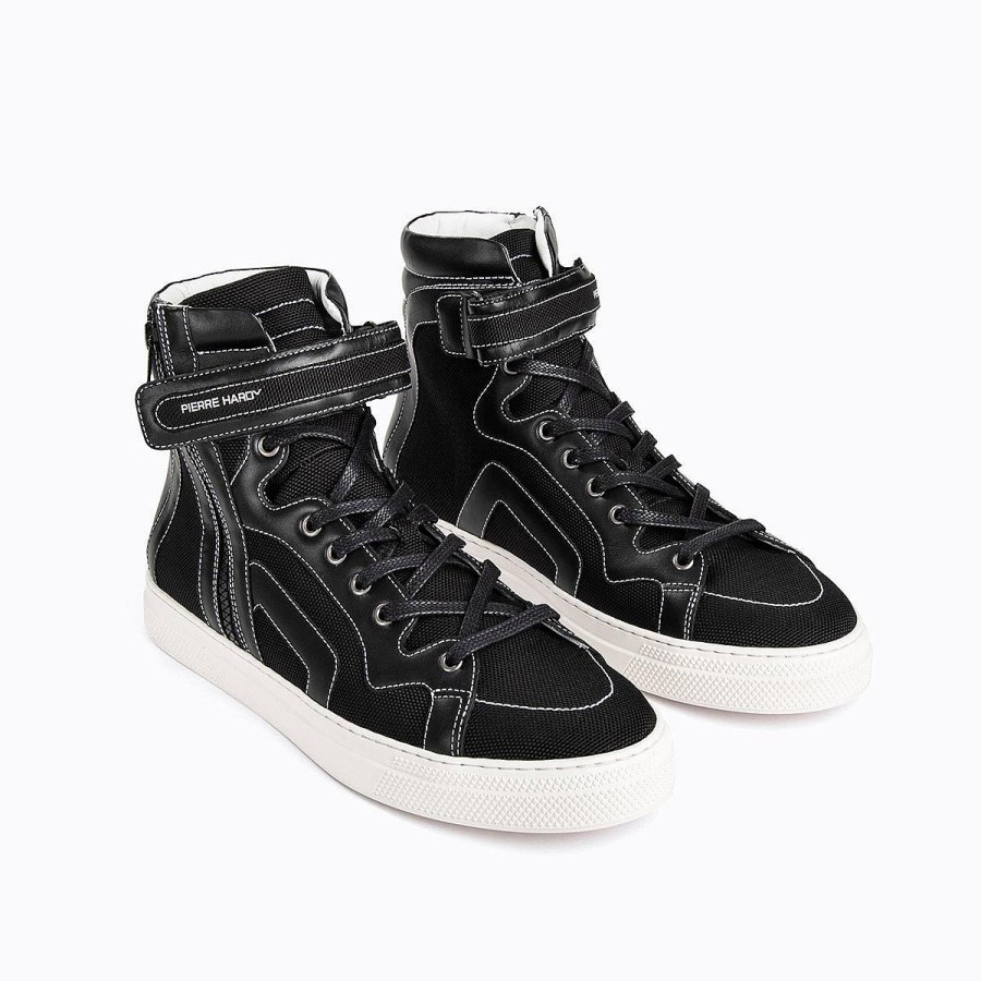 Pierre Hardy 112 High-Top Sneakers Black Sneakers