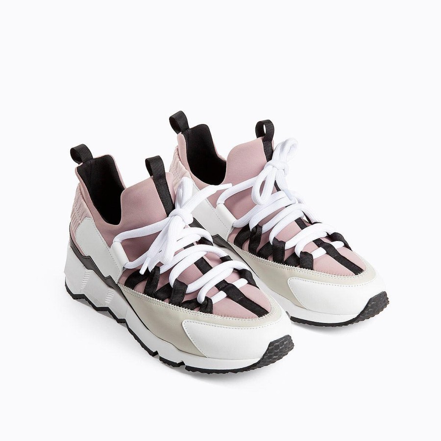 Pierre Hardy Trek Comet Sneakers Pink/Chalk/Black Sneakers