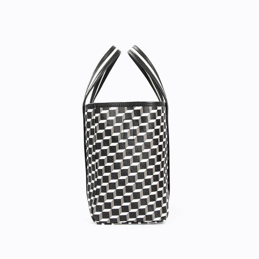 Pierre Hardy Mini Archi Tote Black/White Tote Bags & Baskets