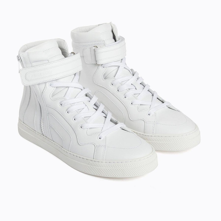 Pierre Hardy 112 High-Top Sneakers White Sneakers